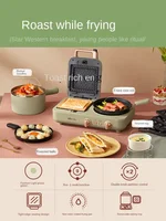 ZC Sandwich Breakfast Machine Household Stew-Pan Light Food Machine Multi-Function Four-in-One Pressure Toasted Bread Toaster 2
