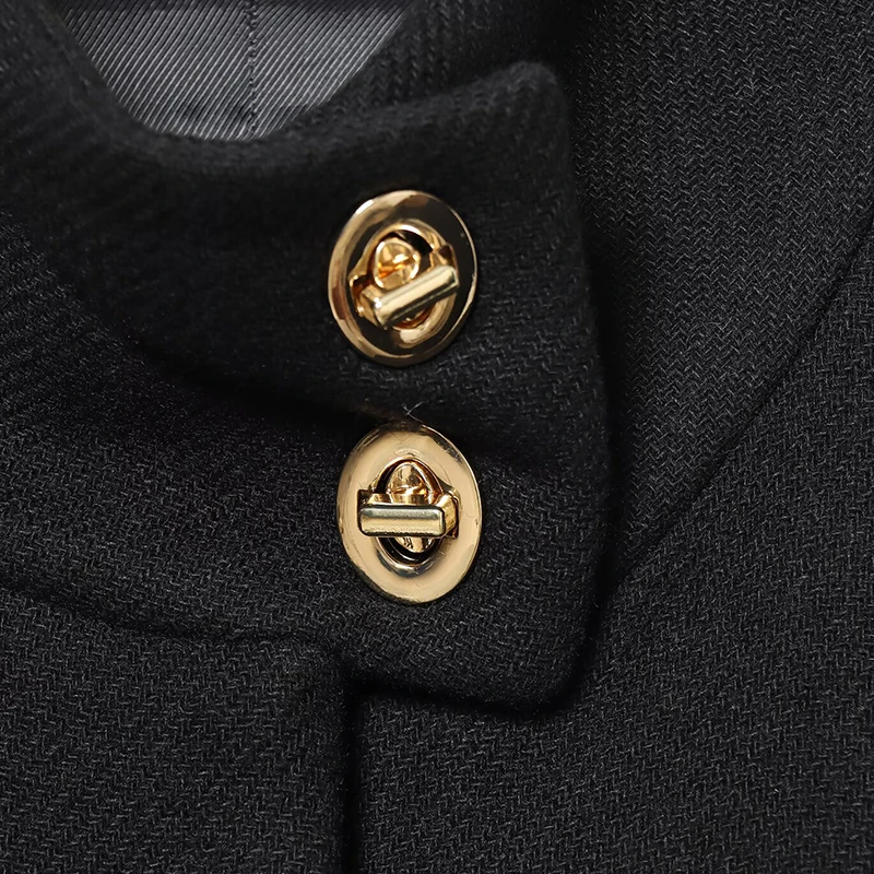 Women Woolen Jacket 2025 Autumn Winter Long Sleeve Women's Coat With Belt Loose Female Casual Outerwear Retro Lady Tops ﻿