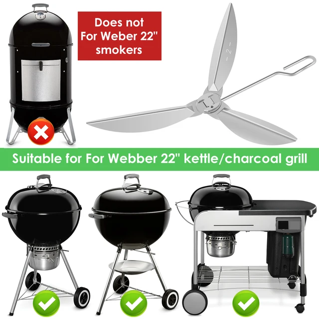 22-1/2 Hüvelykes Egy Tapadó Tisztító Rendszerkészlet Rácsos Acél Csere Grill Alkatrészek Hőálló Grill-Tisztító Készlet - Image 3