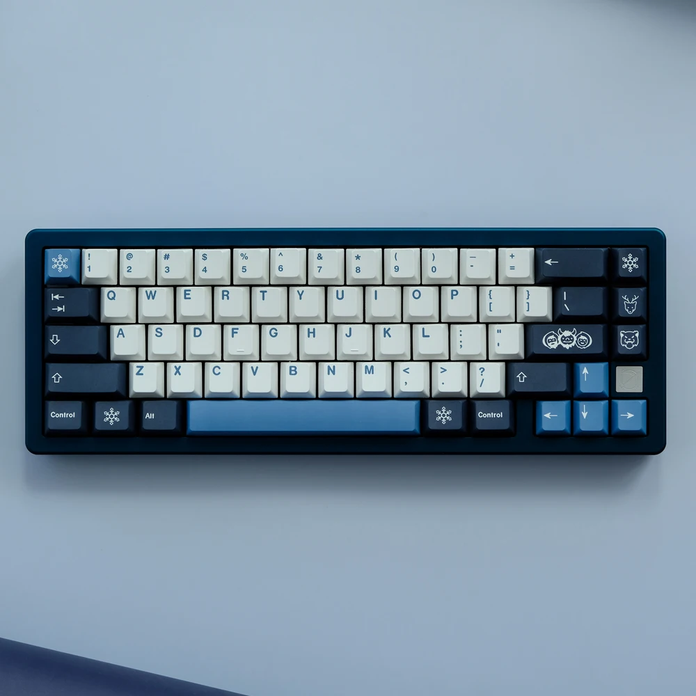 

New GMK Arctic Keycaps Cherry Profile PBT 5-side Dye Sublimation Mechanical Keyboard Keycap For MX Switch With 1.75U Shift
