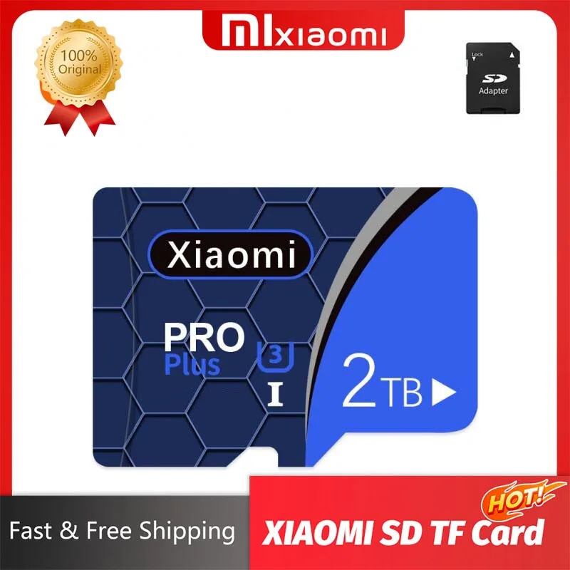 Xiaomi SD Card Memory Card TF/SD Card Class10 TF A1 V30 High Speed Flash TF Cards 2TB for Mobile Phone