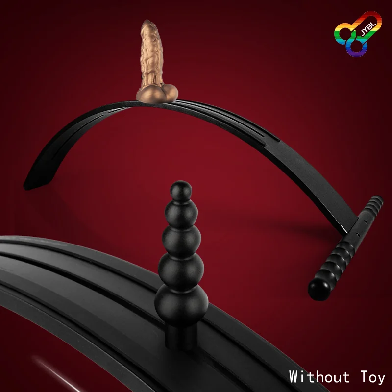 Sex Toys JYBL Sexy Tool By Hand Seesaw Dildo Adapters For Sex Machine Women Adult Couple Games Tools Erotic Toys Product Shop Metal steel