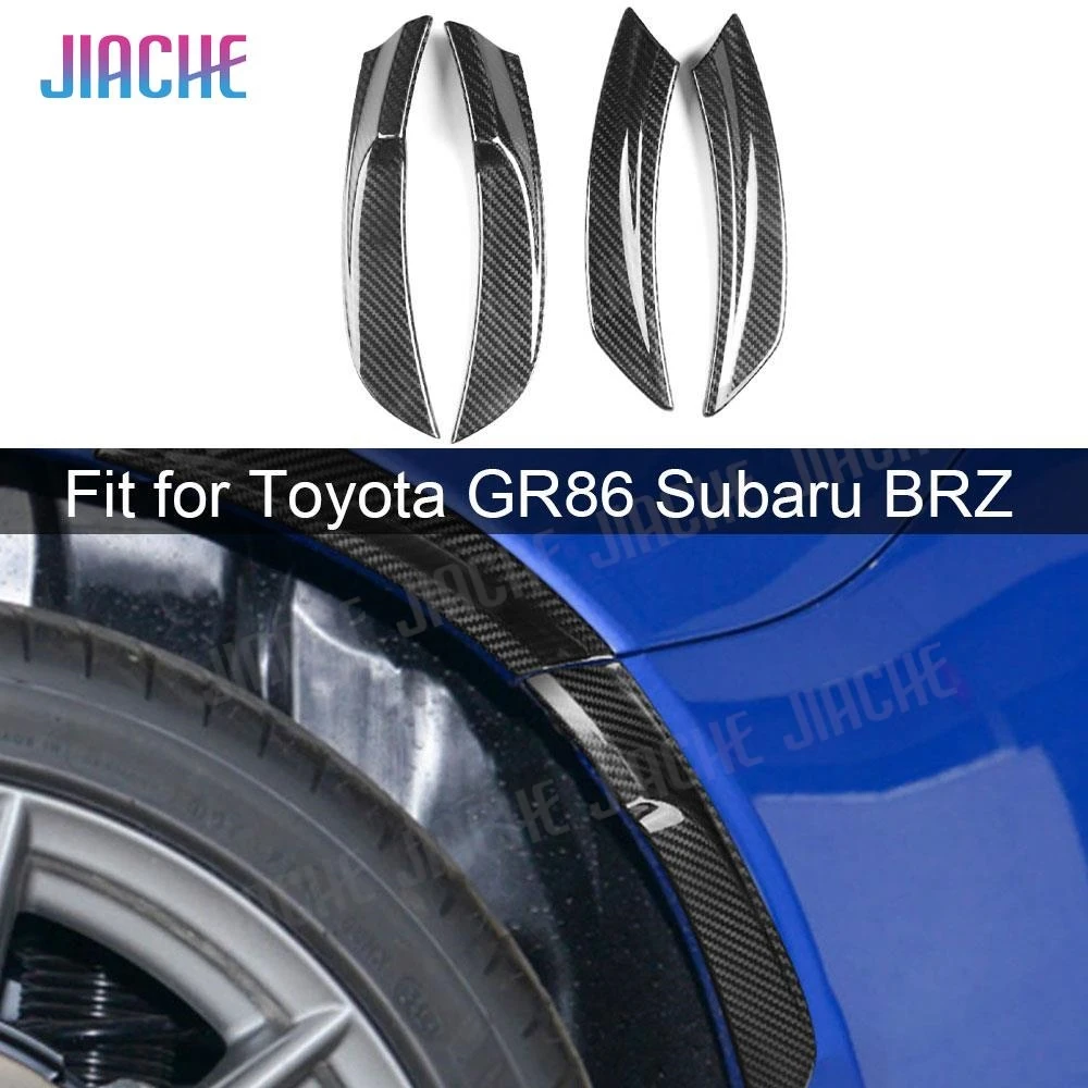 

Carbon Fiber Car Fender Flares Arches Wheel Eyebrows Mudguard Lip Protector Cover Mud Guard For Toyota GR86 Subaru BRZ 2021+