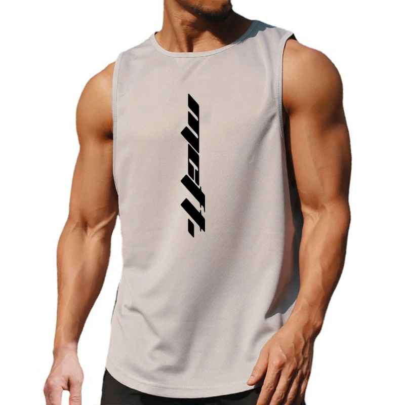 Mens Fitness Workout Tank Top Bodybuilding Shirt