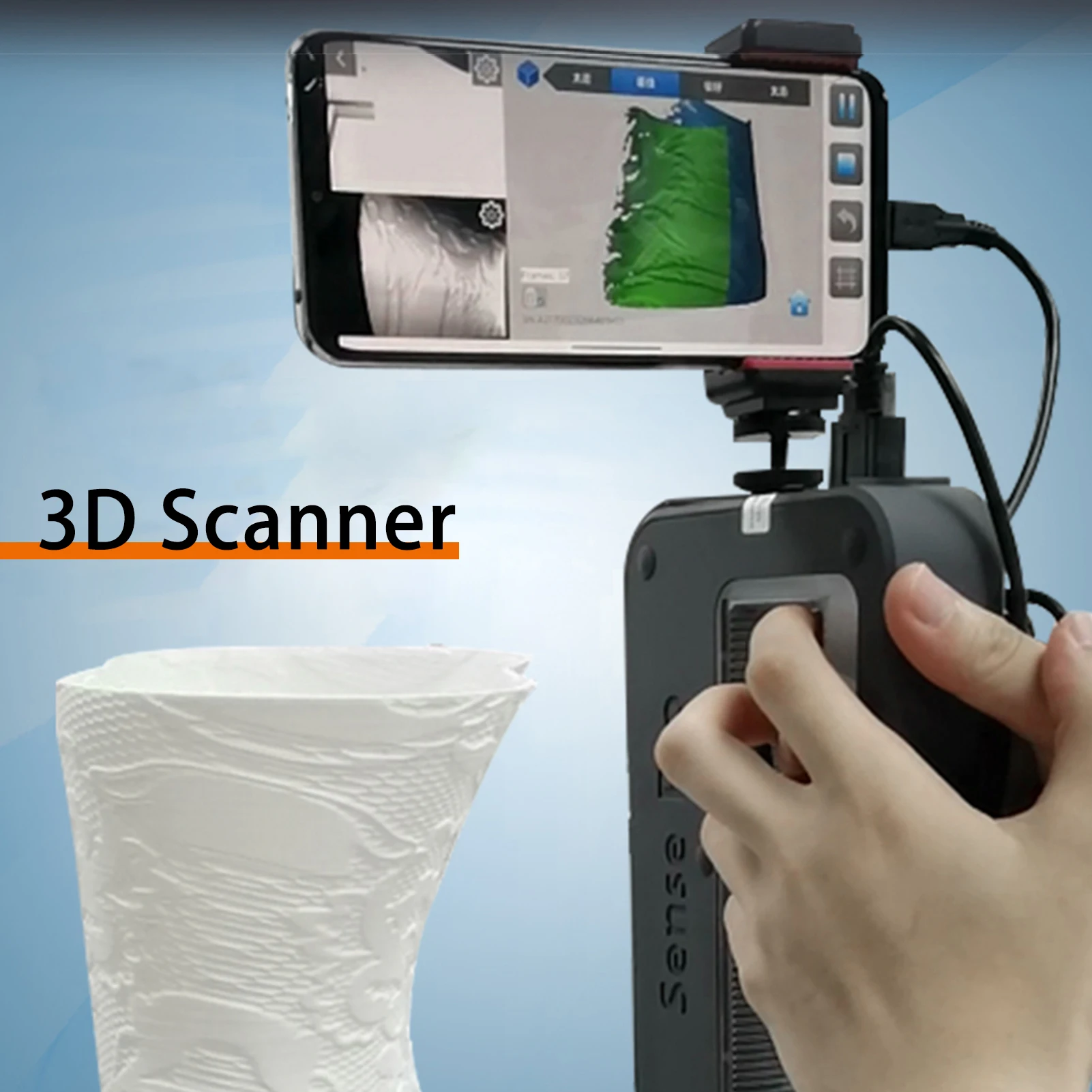 Sense Pro Handheld 3d Scanner Portable 3d Modeling Scanner Accuracy 0