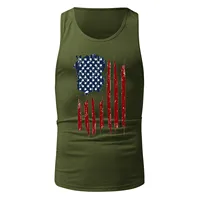 Mens Fitness Gyms Tank Top Us Independence Day Prints Men Sleeveless Shirt Male Breathable Sportswear Vest Gyms Running Vest New - Image 5