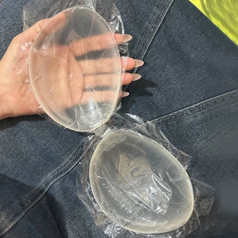 Clear Silicone Bras Chest Stickers Self-Adhesive Invisible Push Up Sexy Strapless Nipple Covers Women Wedding Bikini Breast Pads