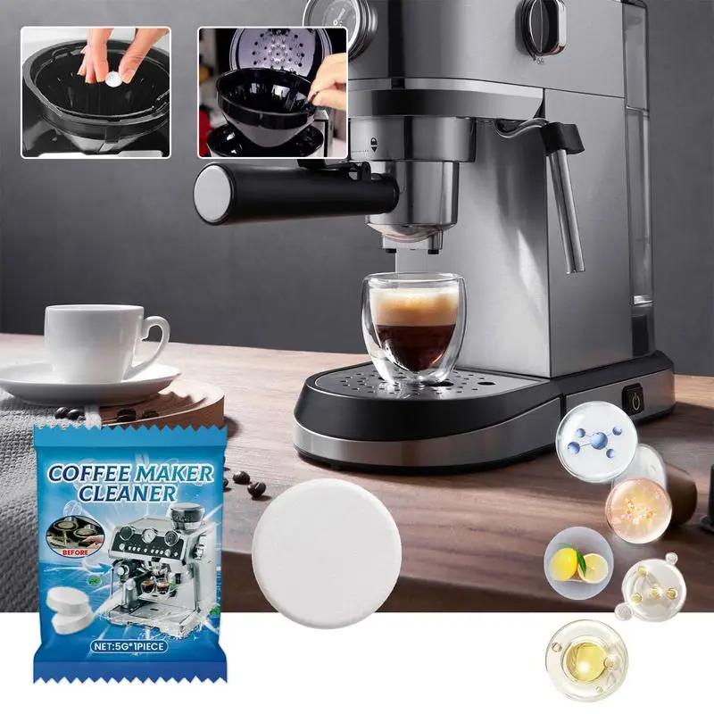 Eco-Friendly Espresso Coffee Machine Cleaning Tablets