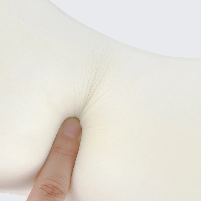 메모리폼 차량용 목베개 크리스탈 벨벳 통기성 헤드레스트 베개 자동차 시트 머리 및 목 지지 쿠션 여행 수면용