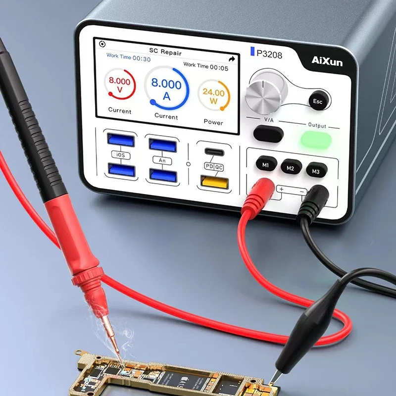 ▪️ダイ AiXun P3208 320W 32V/8A Portable Phone Repair Diagnostic Tool