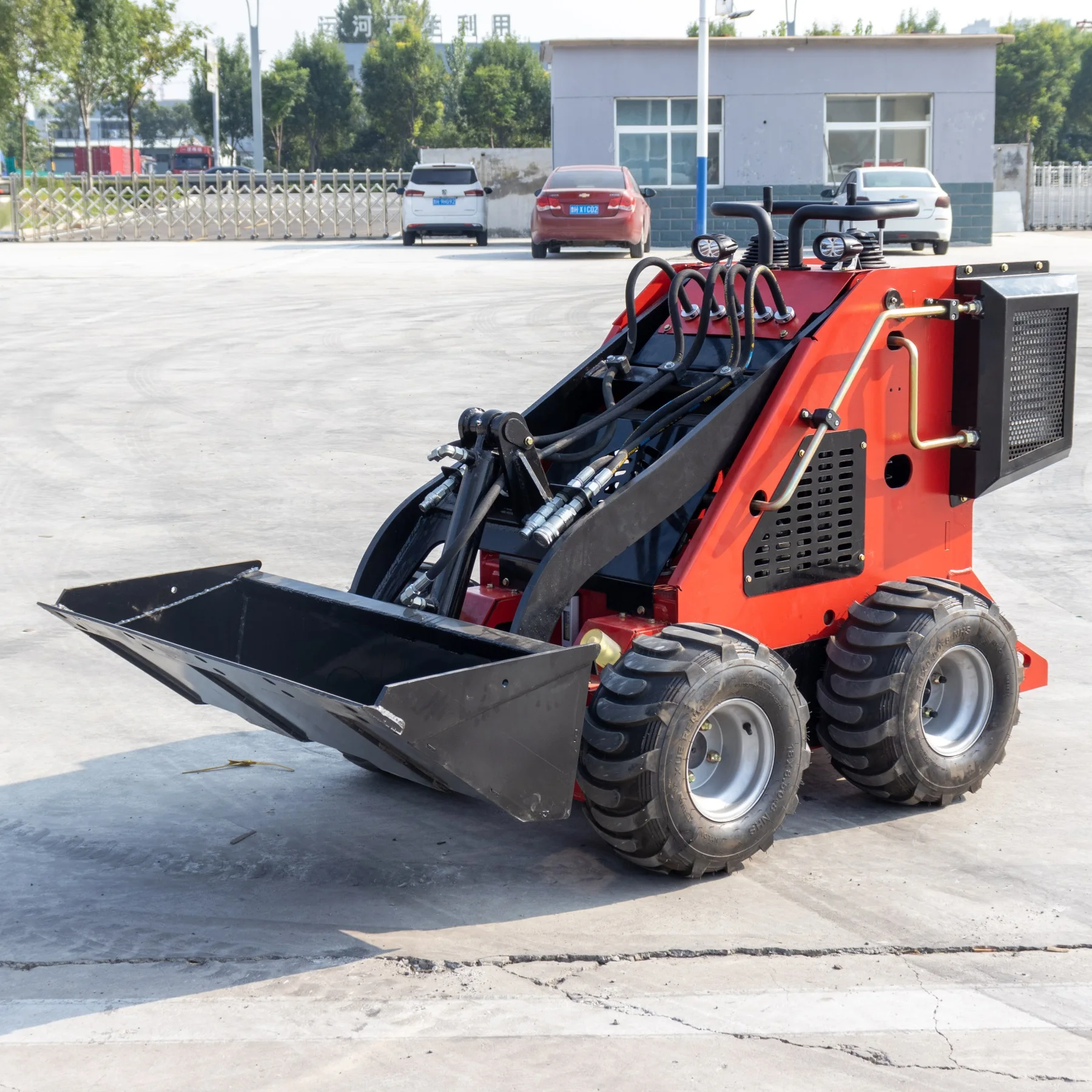 Hightop CE Approved Construction Loader With 4in1 Bucket Mini Wheel hightop-ce-approved-construction-loader-with-4in1-bucket-mini-wheel