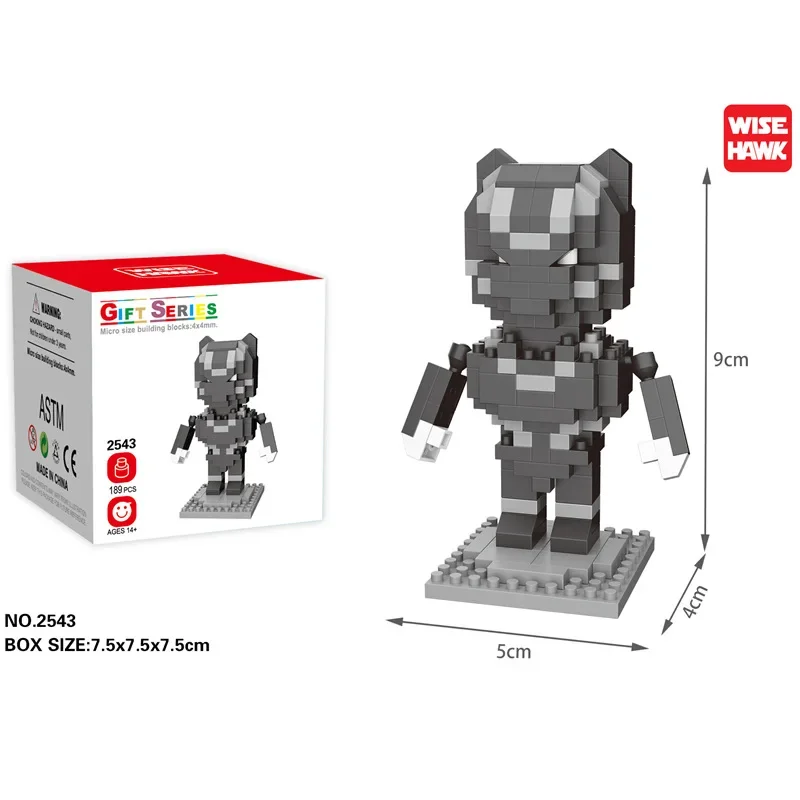 Disney Building Blocks Toy DIY Building Blocks Avengers Micro Diamond Small Particles Assembled Iron Man Spider building blocks