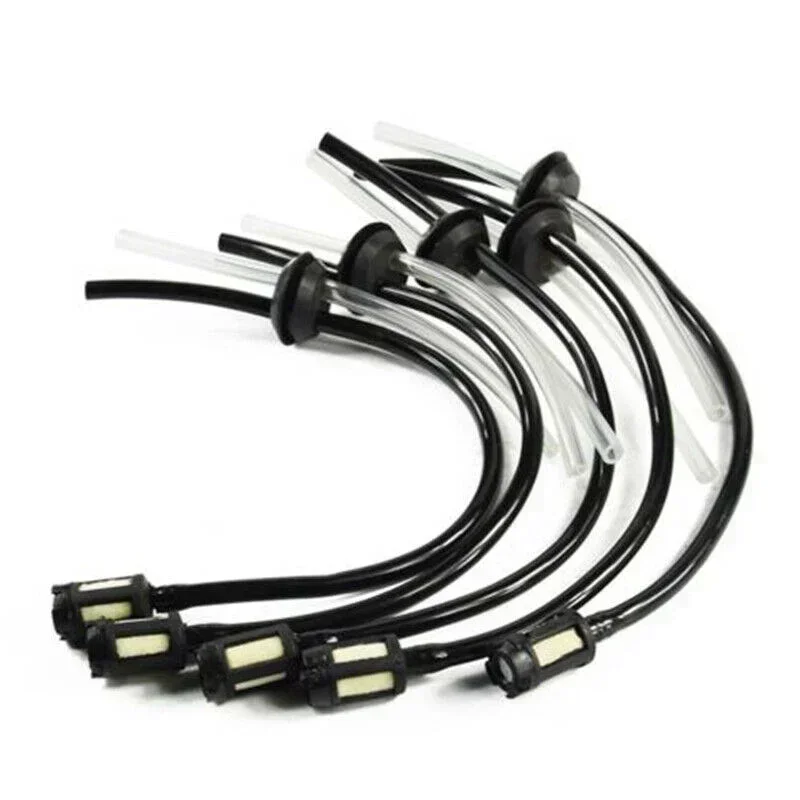 Home DIY Fuel Hose Pipe Kit WITH Fuel Filter For 4 Stroke Trimmer Brushcutter Lawnmower Hand Tool Parts