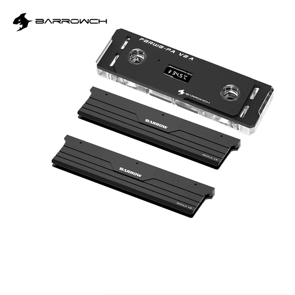Barrowch-メモリブロック,水冷ブロック,5v argb 3ピン照明,ddr5