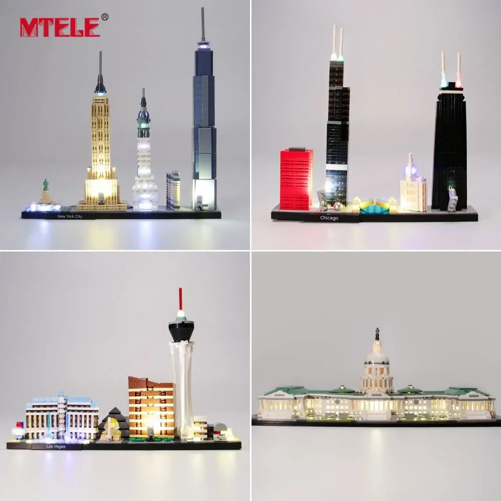 

YEABRICKS Light Kit for Architecture Skyline London /United States Capitol Compatible With 21026/21027/21028/21030/21032/21042
