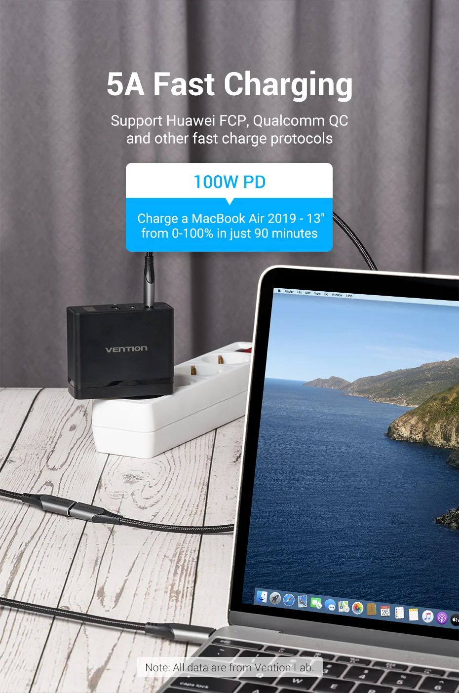 MacBook, Macho para Cabo Extensor Feminino, Thunderbolt 3 4K, 3.1