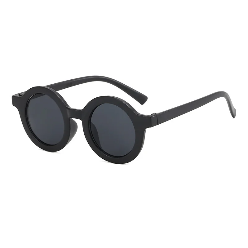 Round Frame Children's Trendy Baby UV Protection Multi Color Optional Sunglasses