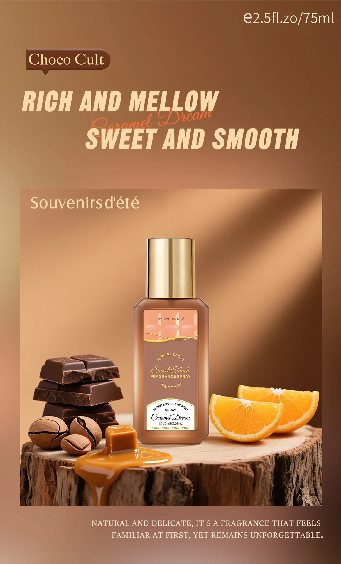 Cream muffin eau de parfum da donna fragranza dolce a lunga durata_voghion.com
