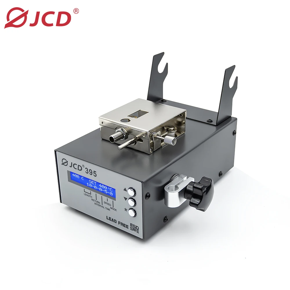 JCD 395 Automatic Tin Discharge Soldering Station 75W High-Power Fast Heating Soldering Iron HD Screen Display Welding Tools 2