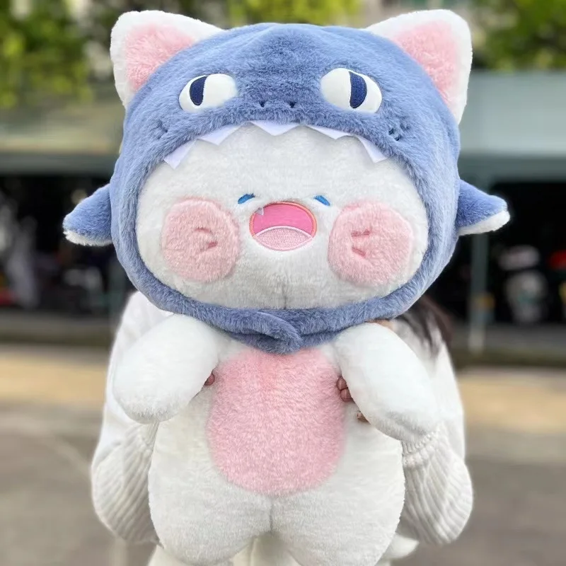 Cute Shark Cat Plush Toy Doll Pendant Kawaii Popular Cartoon Shark Cat Doll Pillow Gril Gift For Childrens Birthday Present 50cm AliExpress