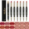 2 In 1 Matte Lipstick lip liner Long lasting waterproof Makeup for women Korean Cosmetics Beauty Make up female
