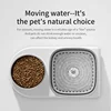 2in1 Cat Water Fountain Automatic Cats Drinker and Feeding Bowl 3L Recirculate Filtring Pet Cats Drinking Water Dispeneser 2