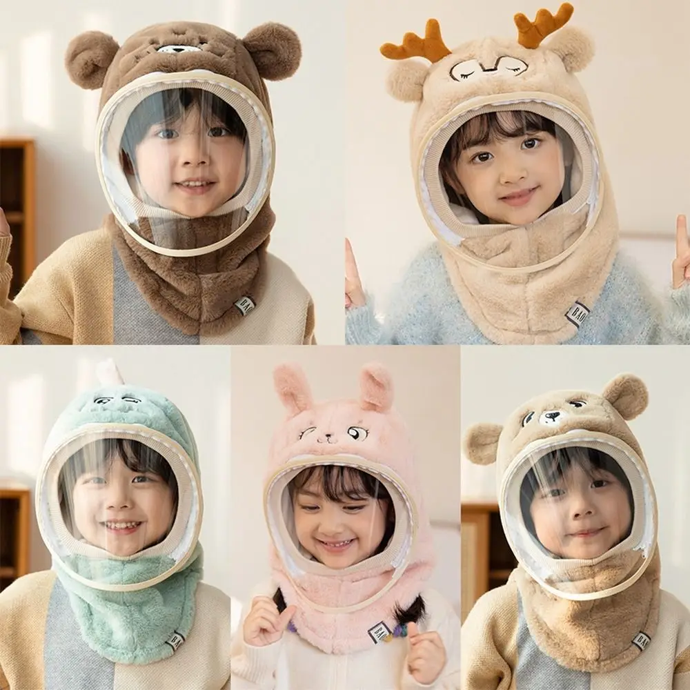 

Детская зимняя ветрозащитная шапка с защитой от ветра