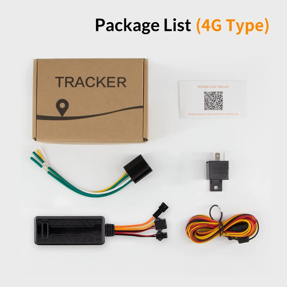 GPS Tracker Vehicle GPS Tracking Device for Car Motorcycle Mini GSM ACC Alerts with Free Real Time Tracking APP with Relay