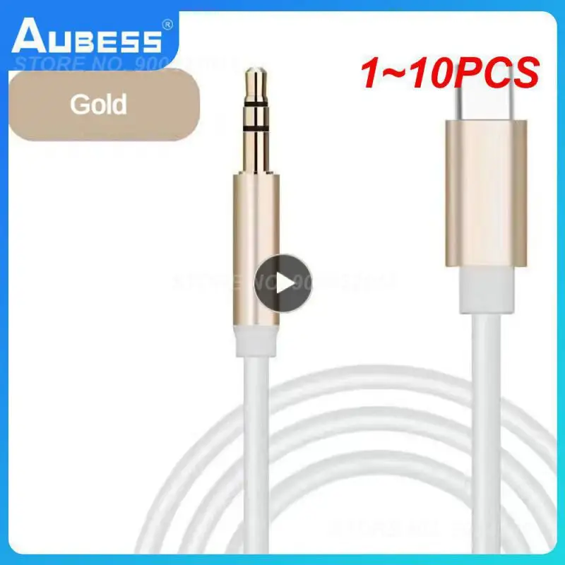 1 ~ 10Pcs Pvc Audio Line Car Type-C Cable Car Speaker Cable Lossless Sound Quality Altoparlanti Cavo Altoparlante Resistente All'Usura
