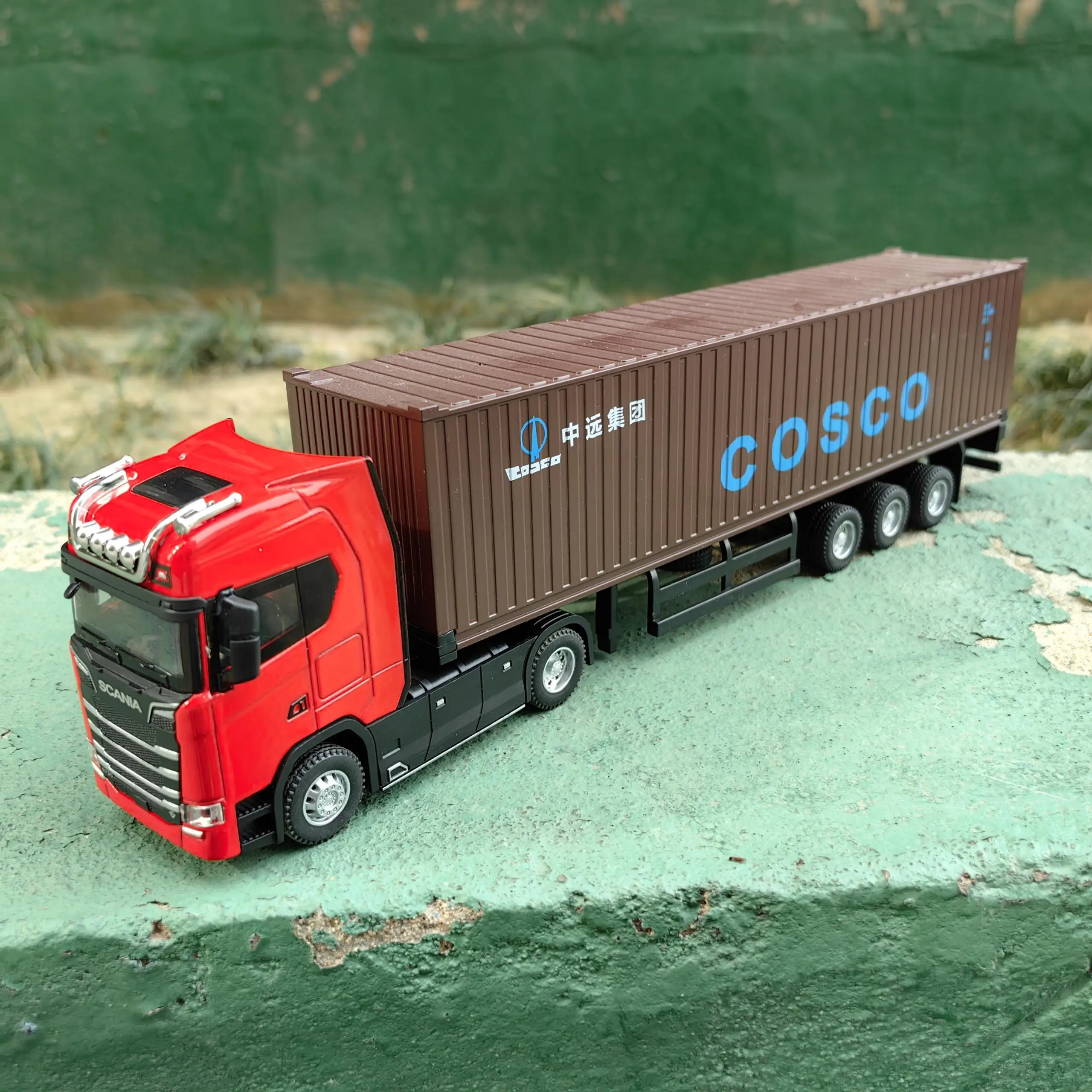 red brown Container