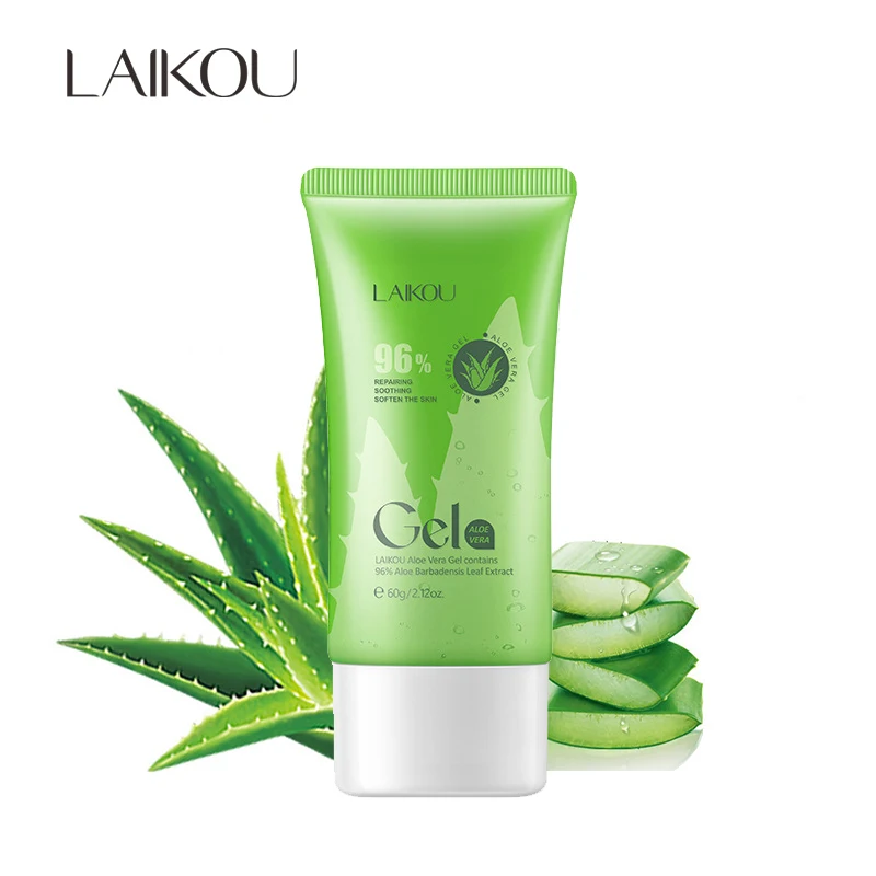 

Laikou Hydration Face Cream Acne Treatment Fade Scars Skincare Aloe Vera Gel Repair After Sunburn Sooth Skin Face Moisturizing