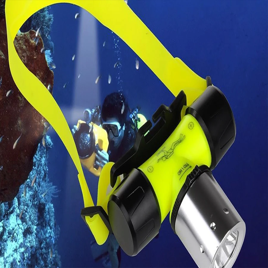 LEDdivinglightwaterproofunderwatersafetyheadlightnight