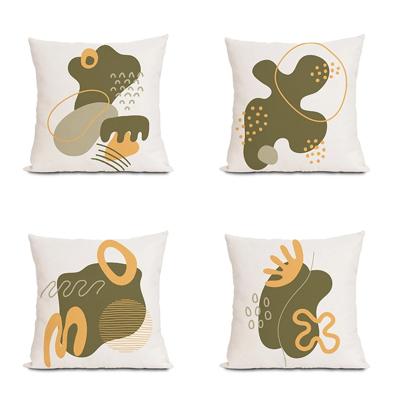 Bohemian style home decoration pillowcase Nordic simple abstract throw pillowcase living room sofa bedroom bedside cushion cover