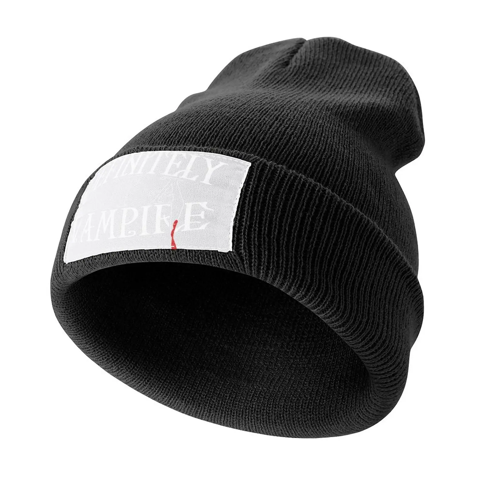 

DEFINITELY NOT A VAMPIRE Knitted Hat Beach Horse Hat Fluffy Hat Golf Hat Man Men Hat Women's