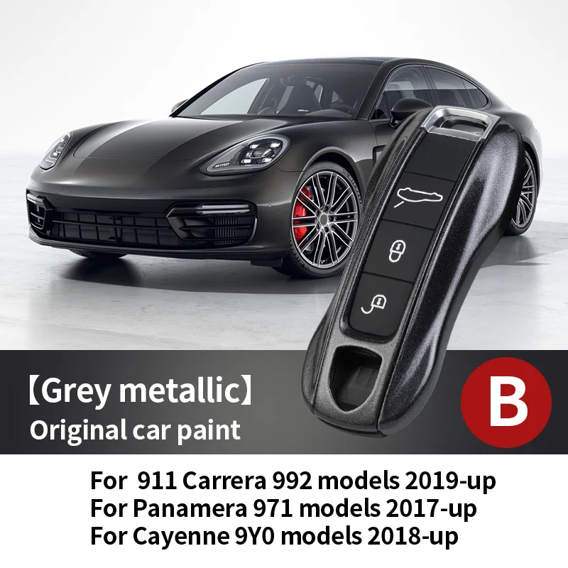 For Porsche Macan Boxster Cayman Panamera 718 911 Taycan Car Key Case Keyless Cover Key Shell Car Accessories Protective Case