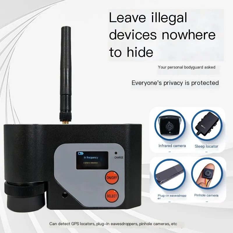 NEW Super Camera Detector Wireless RF Signal Scanner Anti Eavesdropping Poaching Self Defense Infrared WiFi Camera Finder