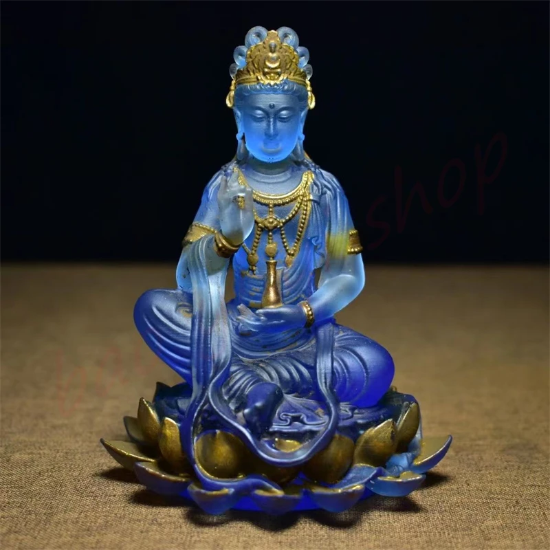 

Pure Bottle Guanyin, Old Liuli, Auspicious,Home Decoration