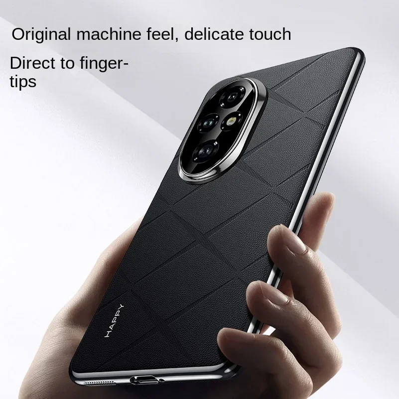Luxury Leather Camera Lens Protection Case - Slim, Hard, Premium Texture