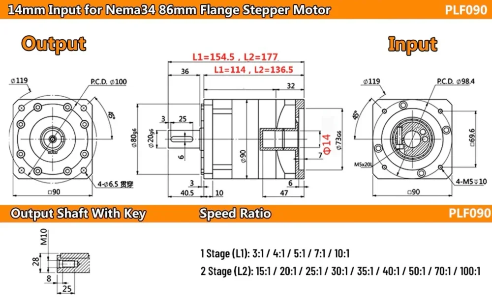 14mm--86 Stepper