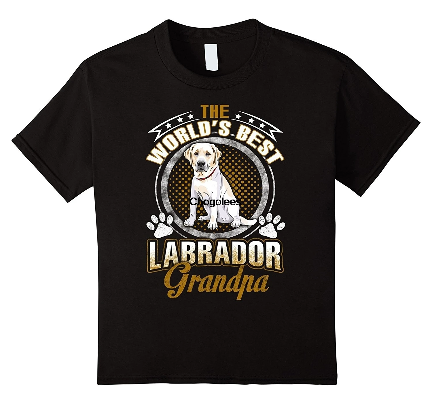Рубашка с лабрадором ретривером лучший лабрадор дедушка |