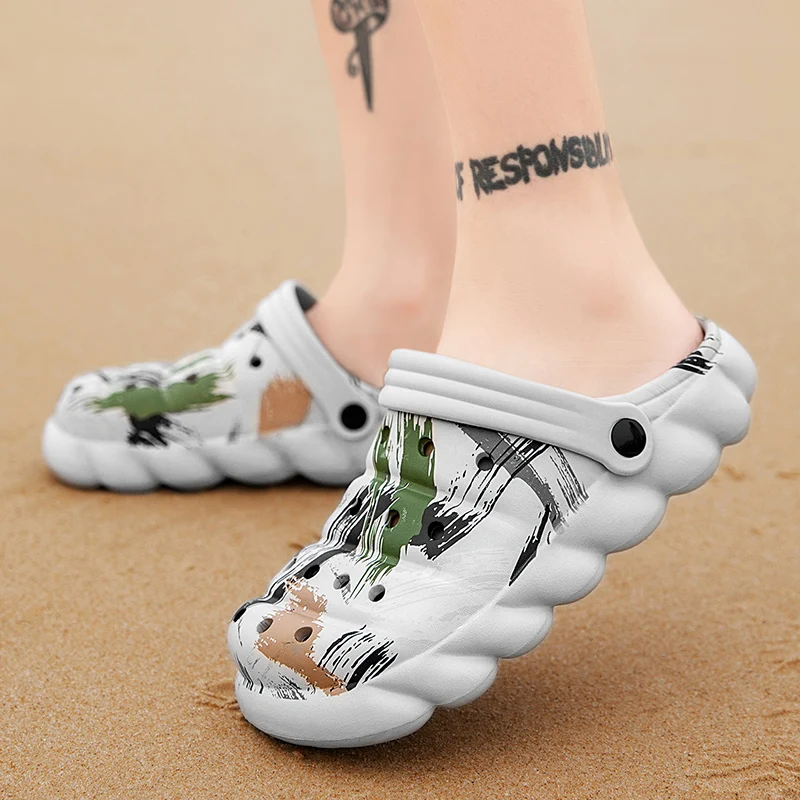 Mens Fishing Sandals Summer Garden Clogs Sandal Beach Sandals Outdoor Sports Slippers