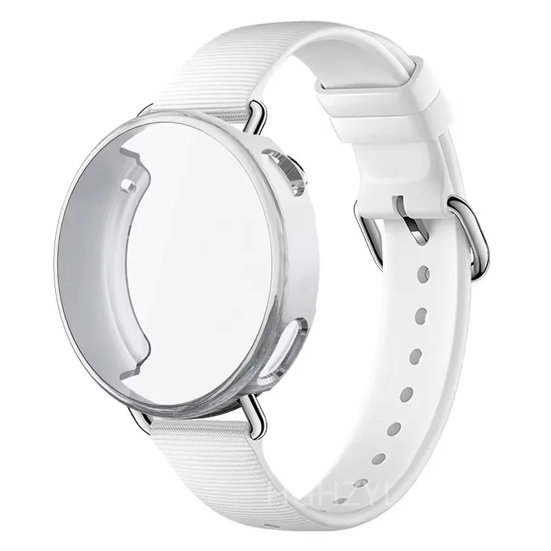 Enhanced Silicone Strap and TPU Case for 41mm Smart Watch - Sport Band and Full Cover Protection