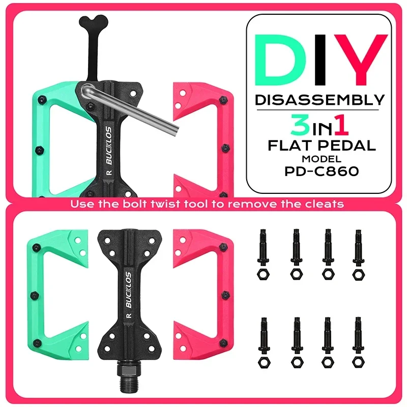 BUCKLOS Mtb  ÷ ,  Ϸ  , Ȯ ̲   ÷, ̲   Ŭ , DIY