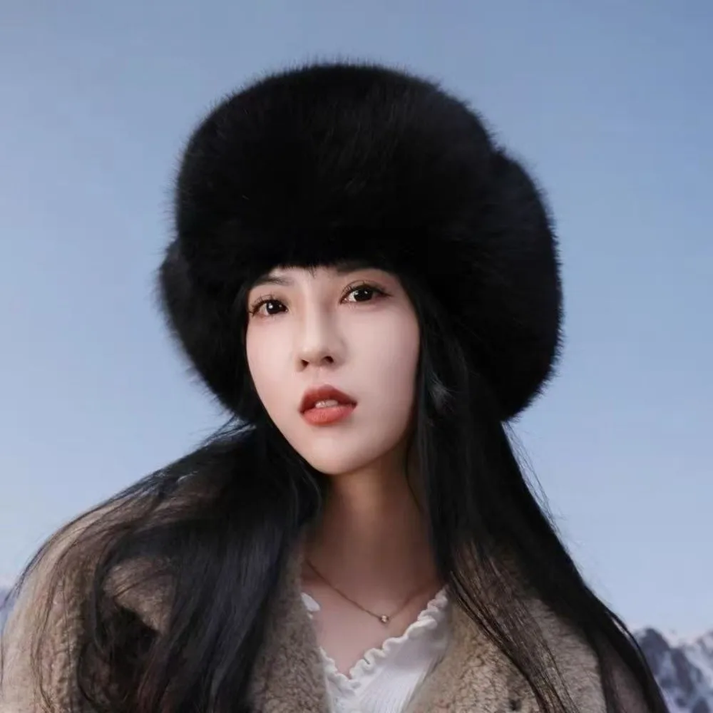Faux Fur Winter Hat Windproof Earmuffs Cap