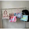 2025 New Y2k Cartoon Summer Bag Fashion Beach Large Capacity Shoulder Work Handmade Tassel Denim Print Tote Bag Clothing Bag 6