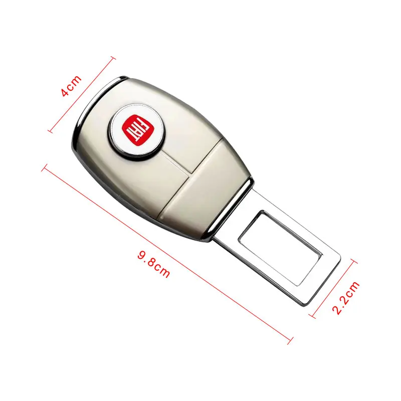 1/2개 자동차 안전벨트 클립 연장기 안전벨트 잠금 버클 플러그 피아트 500 그란데-푼토 아스트라 브라보 판다 티포 스틸로 에지아용