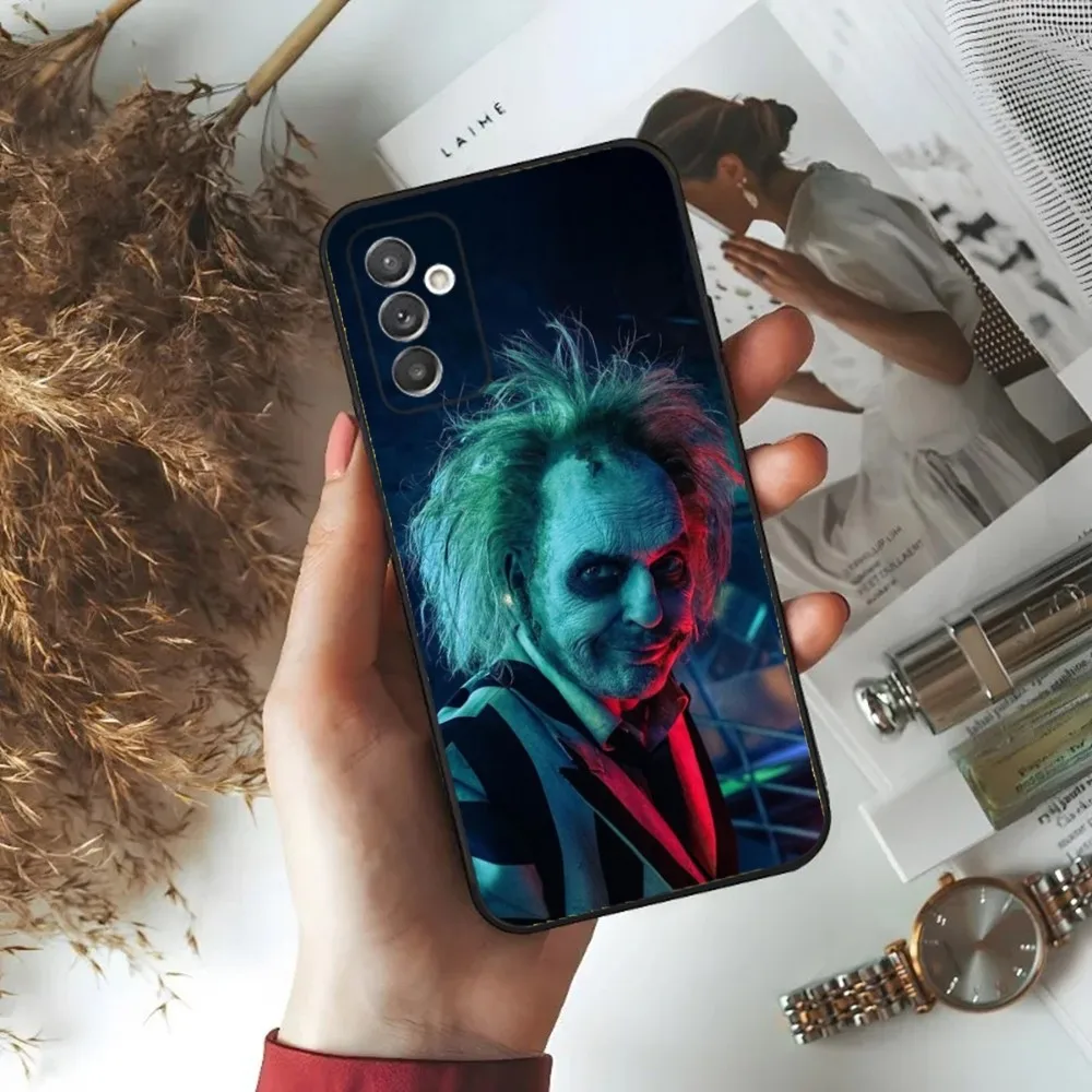 thumbnail image 1 of Funda blanda negra B-Beetlejuices 2 para Samsung S24,23,22,30,21,10,9,Ultra,Plus,Lite,FE,5G, 1 of 5