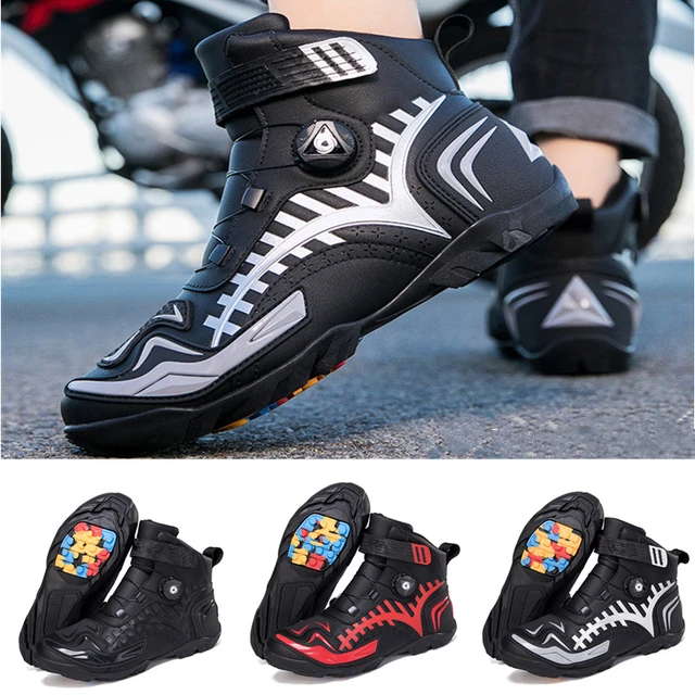 Botas de moto para hombre, calzado deportivo para Motocross Enduro,  protección, equipo de equitación, todoterreno, cuatro estaciones, novedad -  AliExpress