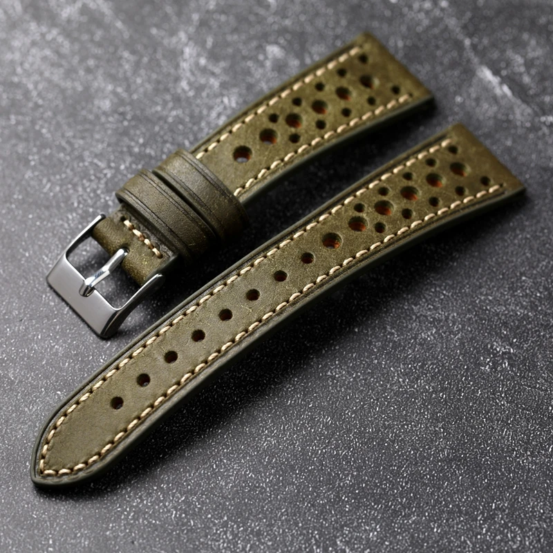 First Layer Cowhide Retro Watch Retro Three-circle Watch Men's And Women's Casual Watch