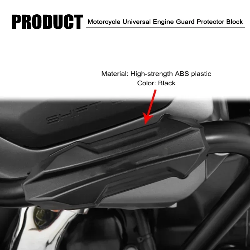 Engine Crash Bar Protector Bumper Guard Decorative Block For BMW R1200GS LC R1250GS ADV R 1200 GS F800GS F850GS Adventure
